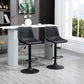 Swivel Counter Height Bar Stools Set of 2 - Retro Grey