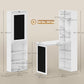 Fold-Out Wall-Mount Desk with Blackboard - White