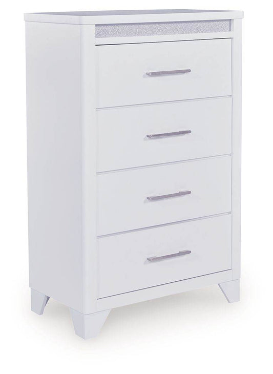 Jarlee - White - Four Drawer Chest - Forward Furniture