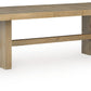 Lasinger - Rectangular Dining Room Extension Table - Light Brown