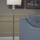 Joaquin - Clear / Chrome Finish - Crystal Floor Lamp