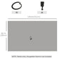 Gazebo Curtains, 10' x 13' Universal Replacement Privacy Curtain, 4-Panels Sidewall with Hooks/C-Rings, Light Grey