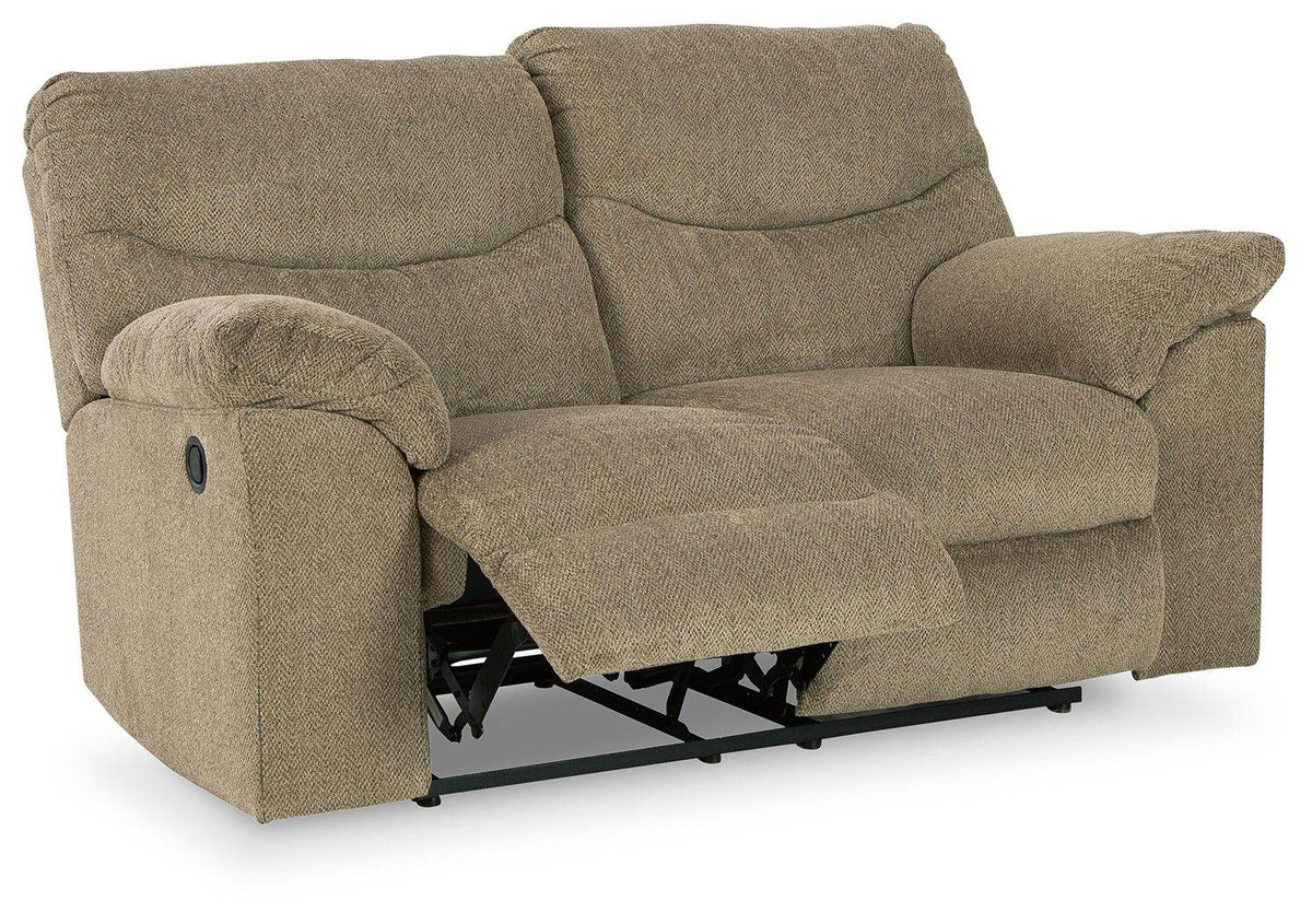 Alphons - Briar - Reclining Loveseat - Fabric - Forward Furniture