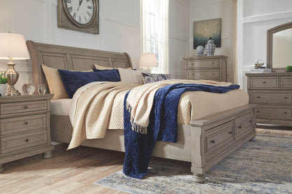 Lettner - Sleigh Bedroom Set - Forward Furniture
