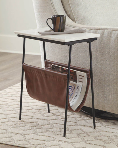 Etanbury - Brown / Black / White - Accent Table - Forward Furniture