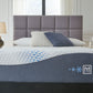 Millennium - 2 Pc. - Luxury Plush Gel Latex Hybrid Twin XL Mattress, Foundation - White