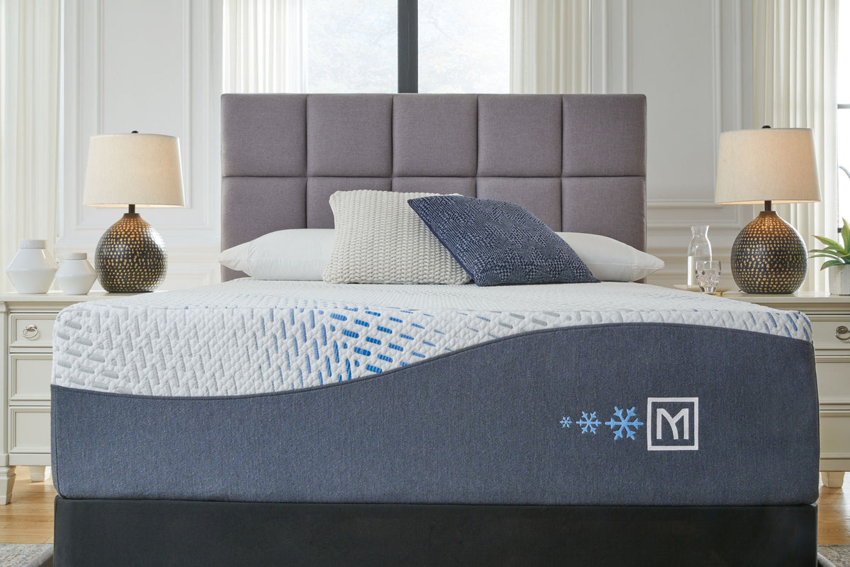 Millennium - 2 Pc. - Luxury Plush Gel Latex Hybrid Twin XL Mattress, Foundation - White