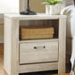 Bellaby - Whitewash - One Drawer Night Stand