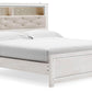Altyra - White - King Bookcase Panel Bed - Forward Furniture