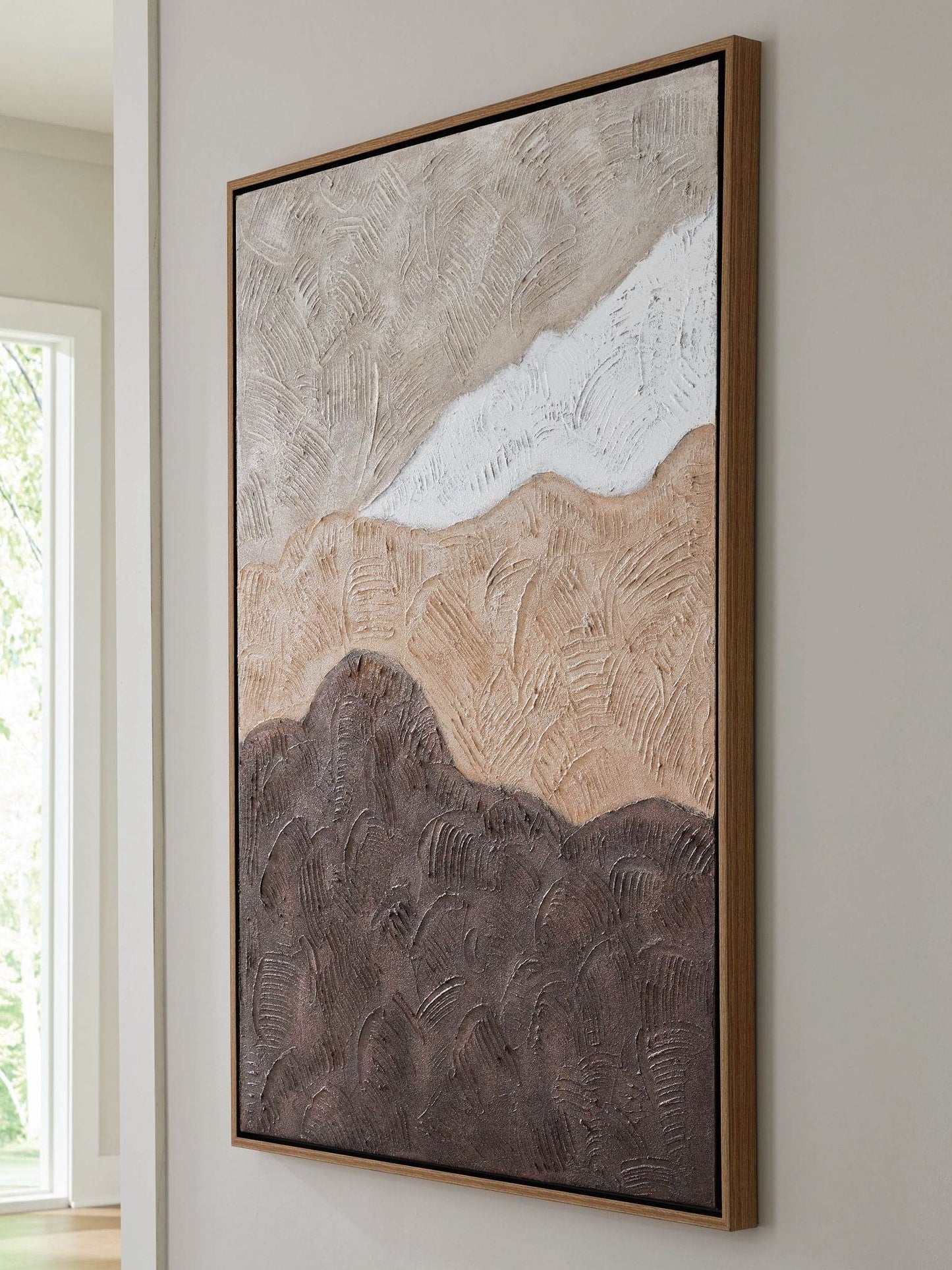 Fanthorne - Tan / Brown / White - Wall Art - Forward Furniture