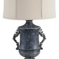 Morvanford - Antique Black - Poly Table Lamp