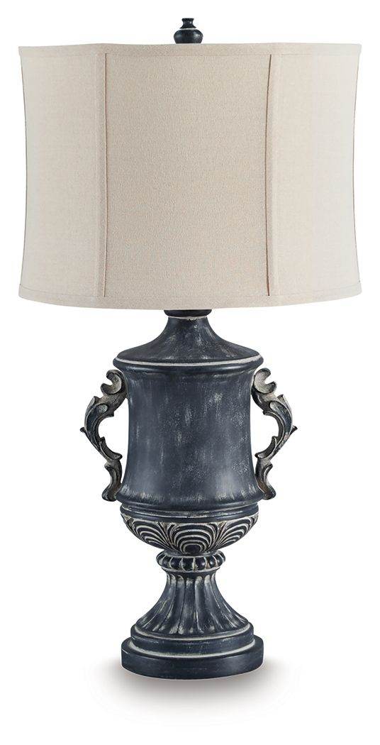Morvanford - Poly Table Lamp - Antique Black
