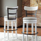 Valebeck - Tall Upholstered Swivel Barstool