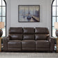 Crossplex - Power Reclining Sofa With Adjustable Headrest - Smoke