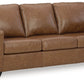 Bolsena - Caramel - Queen Sofa Sleeper - Leather Match - Forward Furniture