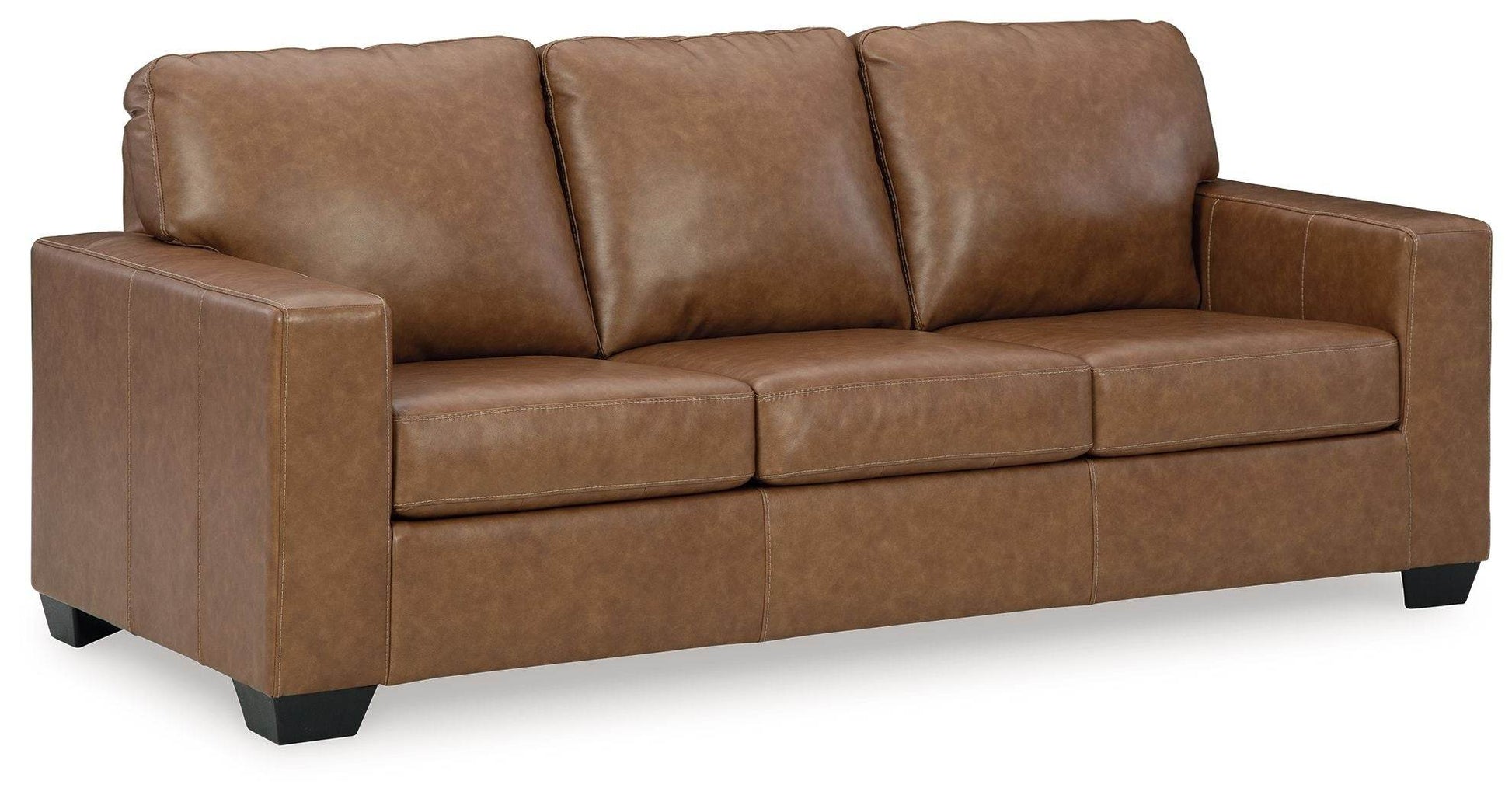 Bolsena - Caramel - Queen Sofa Sleeper - Leather Match - Forward Furniture