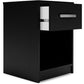 Finch - One Drawer Night Stand - Black