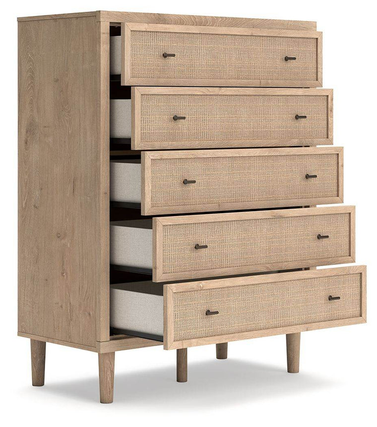Cielden - Two-Tone - Five Drawer Wide Chest - Forward Furniture