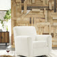 Herstow - Ivory - Swivel Glider Accent Chair - Fabric