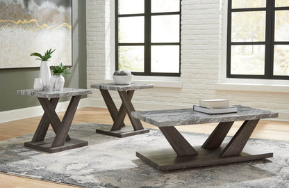 Bensonale - Brown / Gray - Occasional Table Set (Set of 3) - Forward Furniture