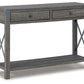 Freedan - Console Sofa Table - Grayish Brown