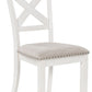 Robbinsdale - Antique White - Dining Upholstered Side Chair (Set of 2)