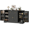 Farmhouse Sideboard with Barn Doors and Drawer