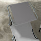 2Pcs Outdoor Lounge Chair, Adjustable Folding Chaise Lounge with Sun Shade for Beach, Camping, Hiking, Light Grey