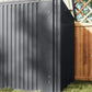 7.6 x 3.4ft Outdoor Storage Shed, Triple Garbage Bin Shed Organizer with Lockable Double Doors and Openable Lid