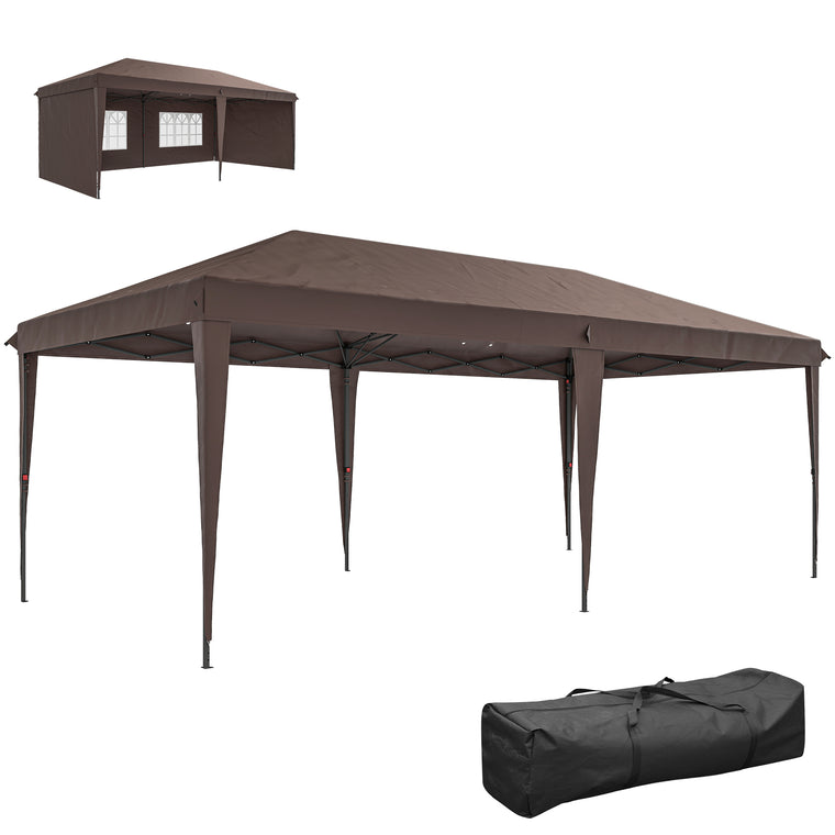 10' x 20' Coffee Pop-Up Party Tent with Carrying Bag