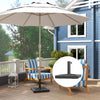 Umbrella Base, 33lbs HDPE Outdoor Umbrella Stand Parasol Stand with Cut-Out Design
