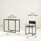 Industrial Dining Set for 2 - Black