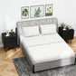 Modern Bedside Tables Set of 2, 2 Pieces Nightstands with 2 Storage Drawers and Steel Legs for Bedroom, Black Wood Grain