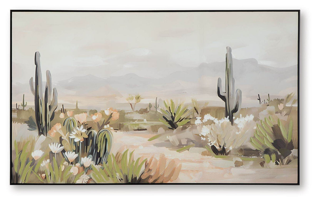 Sidworth - Wall Art - Green / Beige / Gray