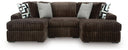 3 Pc. Double Chaise Sectional With Armless Chair