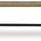 Acerman - Black / Natural - Accent Bench