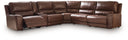 6 Pc. Power Reclining Sectional With Storage Console