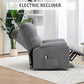 Lift Chair for Seniors, Microfibre Upholstered Electric Recliner Chair with Remote, Quick Assembly, Grey
