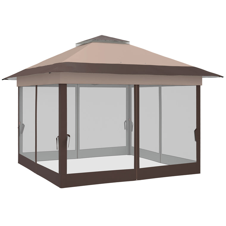 12' x 12' Foldable Pop-Up Party Tent with Steel Frame