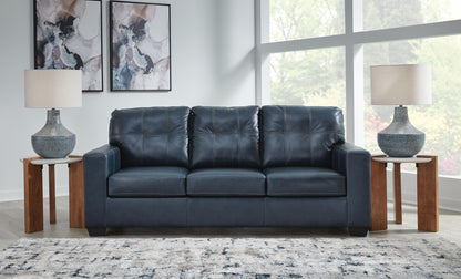 Santorine - Sofa - Leather Match - Ocean