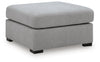 Lakepoint - Oversized Accent Ottoman - Nickel