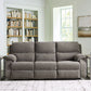 Scranto - Brindle - Reclining Sofa - Fabric