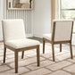 Marxmore - Dining Upholstered Side Chair (Set of 2) - Beige / Brown