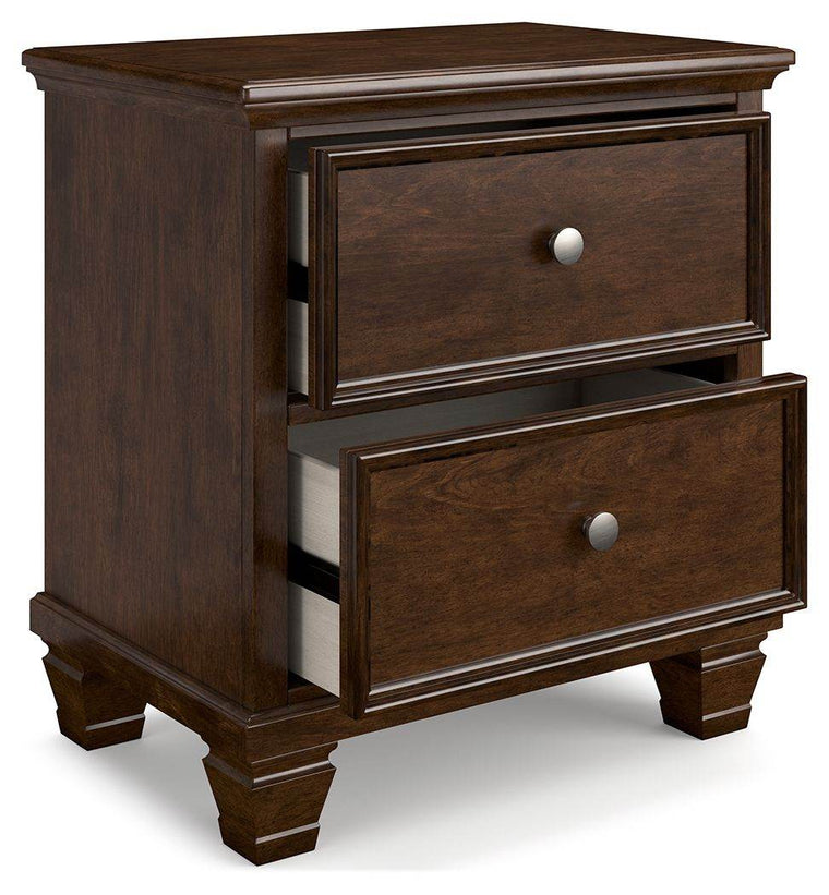 Danabrin - Brown - Two Drawer Nightstand - Forward Furniture