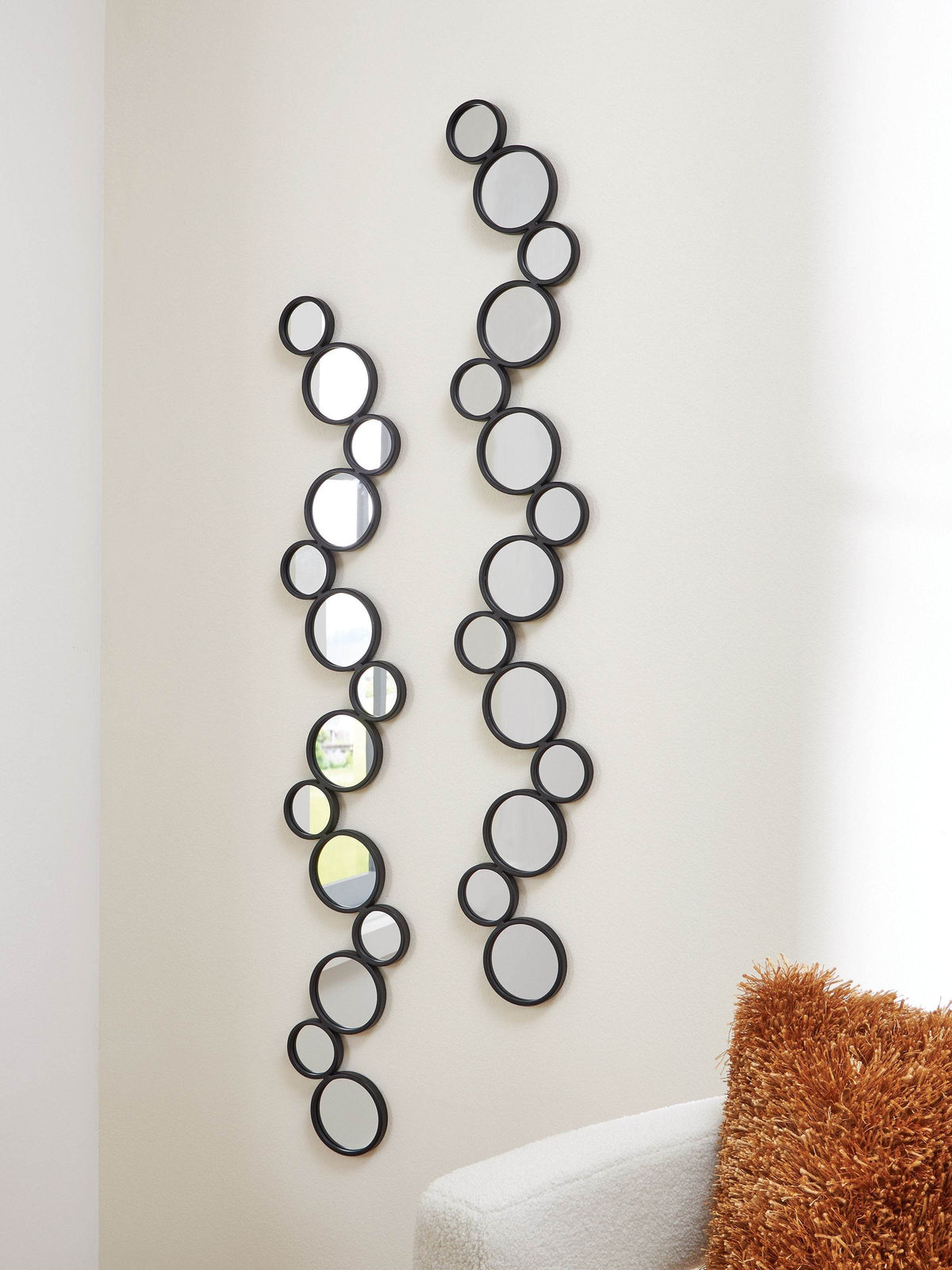 Vinler - Black - Accent Mirror Set (Set of 2) - Forward Furniture