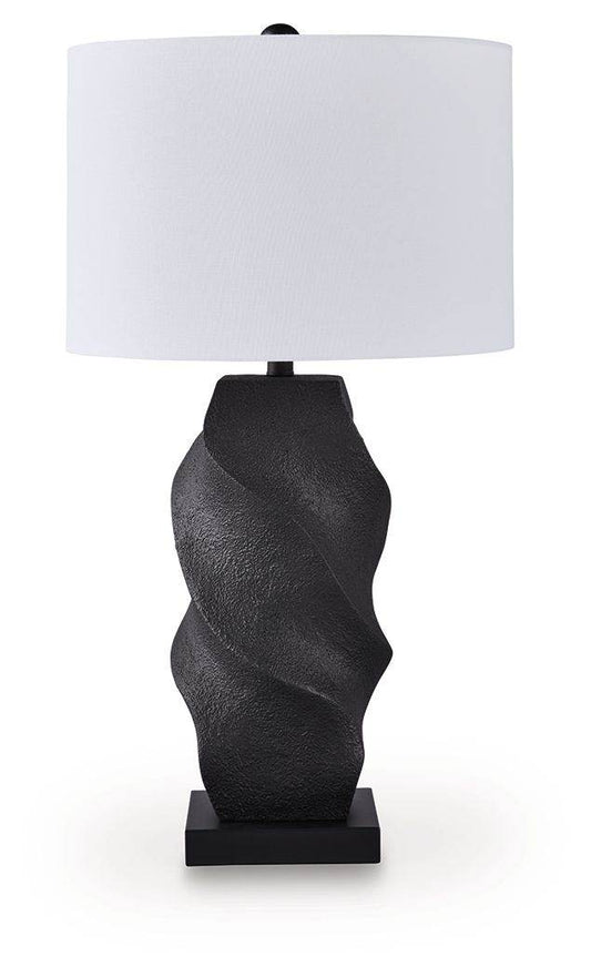Amillion - Black - Poly Table Lamp - Forward Furniture