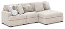 3 Pc. Sectional With Armless Chaise And LAF Corner Chair