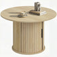 31.5" Round Coffee Table - Natural Wood