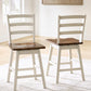 Brinfern - Swivel Stool (Set of 2) - Brown / Antique White