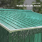 9.1' x 6.4' x 6.3' Garden Storage Shed w/ Foundation Kit Metal Tool Storage House w/ Double Doors Green